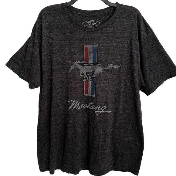 Ford Other - Mustang Sz XL Mens Tee Shirt Heather Black Ford Official Licensed